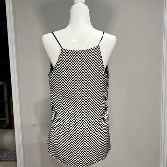 Trouvé size Large top with faux leather straps. - Picture 2 of 3